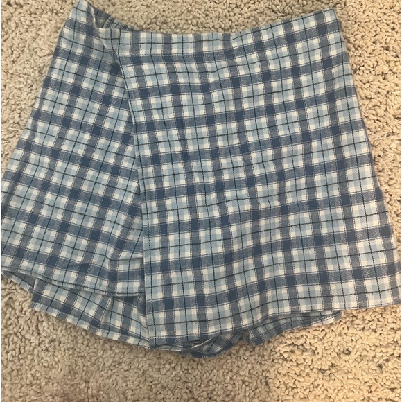 Blue Plaid Skort - Picture 3 of 5